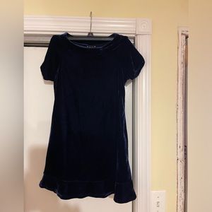 Girls Velvet Dress
